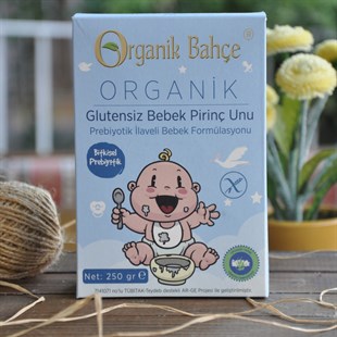Organik Bahçe Organik Glutensiz Bebek Pirinç Unu
